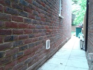SureFlap fitted through timber framed brick clad wall