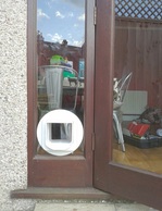 SureFlap fitted in Laminated glass side light