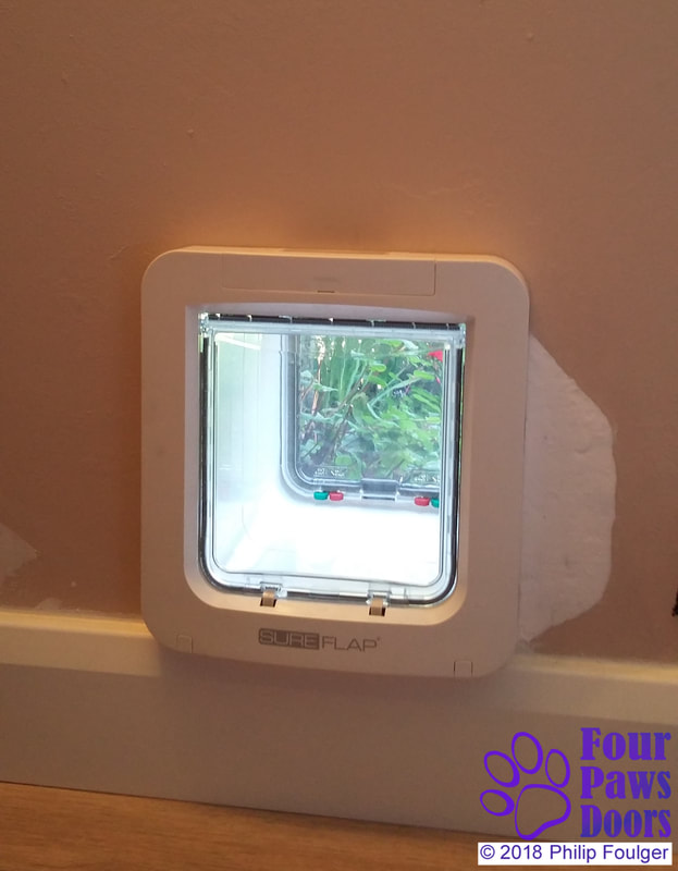 New SureFlap Pet Door fitted to wall